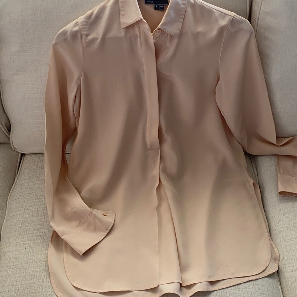Vince 100% Silk blouse